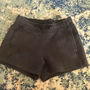 lululemon black cotton shorts